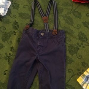 Boys overalls and button up